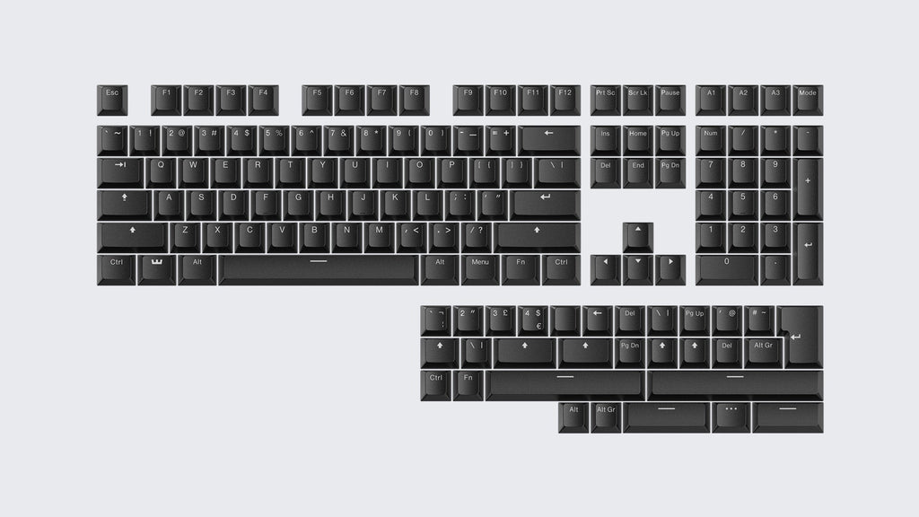 Wooting Double Shot Backlit PBT Keycap Set (Split Spacebar Included)